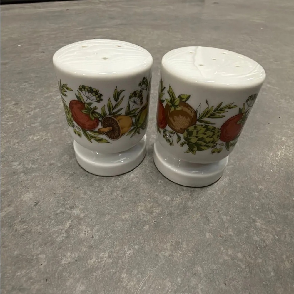 Vintage Ceramic Spice of Life Salt and Pepper Shakers